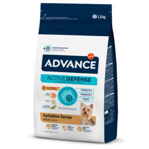 Advance Yorkshire Terrier- Ração seca de frango e arroz 1,5 kg