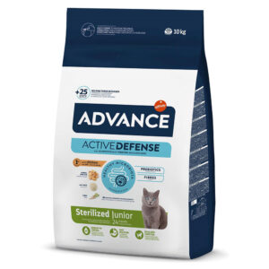 Advance Junior Sterilized- Ração seca de frango e arroz para gatinho esterilizado
