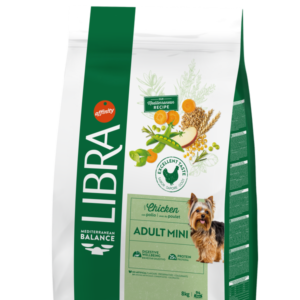 libra-racao-para-cão-adulto-mini-frango-8-kg Libra Adult Mini- Ração seca de frango para cão de pequeno porte