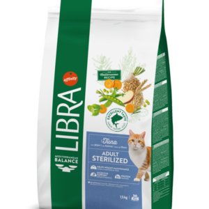 Libra Adult Sterilized- Ração seca de atum para gato esterilizado 1,5 kg