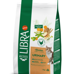 libra-racao-para-gato-urinary-frango-1,5-kg Libra Urinary- Ração seca de frango para gato com sensibilidade urinária 1,5kg