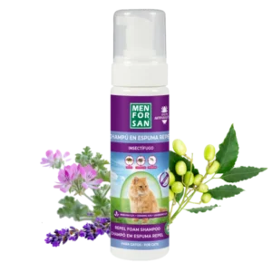 Menforsan- Champô espuma anti-insetos para gatos 200 ml
