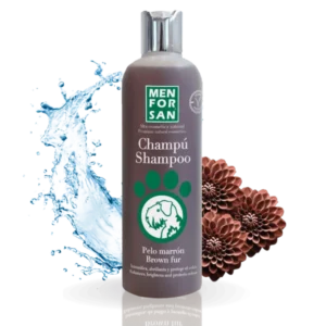 Menforsan- Champô para cão de pelo castanho 300 ml