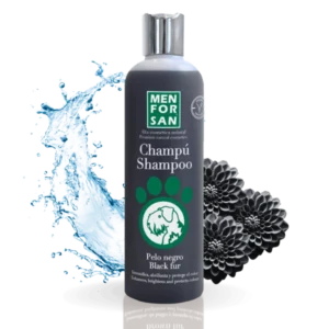 Menforsan- Champô para cão de pelo preto 300 ml