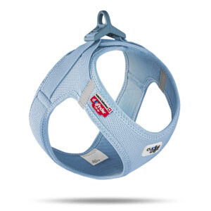 Curli Clasp Air-Mesh- Peitoral para cão (Azul claro)