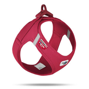 Curli Clasp Air-Mesh- Peitoral para cão (Vermelho)