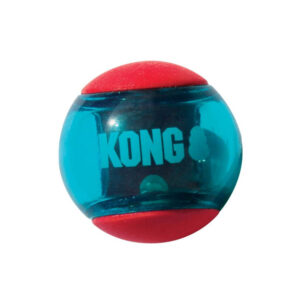 Kong Squeezz Action Ball Red- Pack de 3 bolas para cão