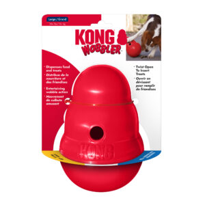 Kong Wobbler- Dispensador de snacks para cão