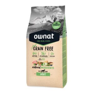 Ownat GF Just Light- Ração seca de frango sem cereais para cão com excesso de peso (3 kg)