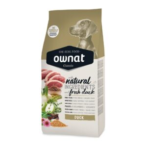 Ownat Classic Duck- Ração seca de pato para cão adulto
