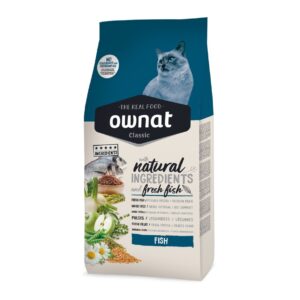 Ownat Classic Fish Cat- Ração seca de peixe para gato