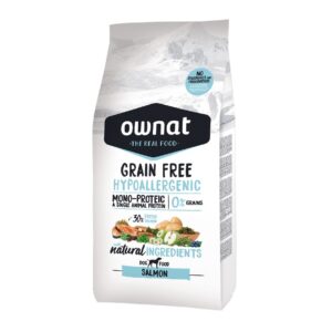 Ownat GF Hypo Salmon- Ração seca de salmão sem cereais para cão com alergias