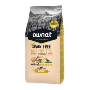 Ownat GF Just Junior- Ração seca de frango sem cereais para cachorro
