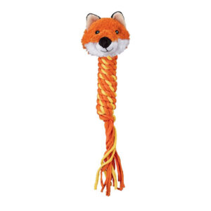 Kong Winder Fox- Raposa de peluche com corda para cão