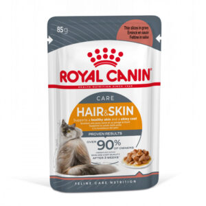 royal-canin-hair-skin-care-alimento-em-molho-para-gato-com-sensibilidade-de-pele-e-pelo Royal Canin Hair & Skin- Comida em molho para gato com sensibilidade na pele e pelo (85g)