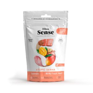 Dibaq Sense Atopic Derma- Snack de salmão para cão (100g)