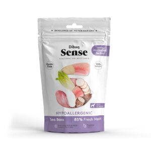 Dibaq Sense Hypoallergenic- Snack de robalo para cão (100g)