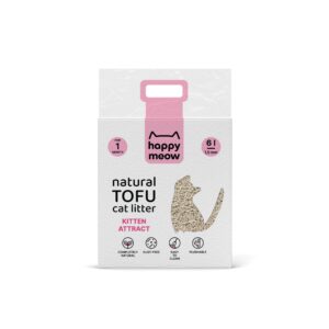 Happy Meow Kitten Attract- Areia aglomerante para gato (6L)