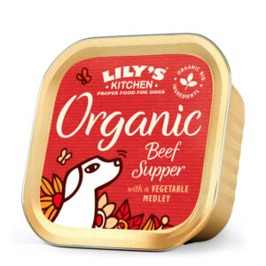 Lily's Kitchen Organic- Patê orgânico de vaca para cão (150g)
