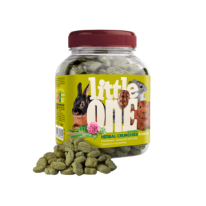 Little One Herbal Crunchies- Snack de ervas para roedores (100g)