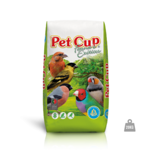 Pet Cup Exótico Premium- Mistura de sementes para aves exóticas (20kg)