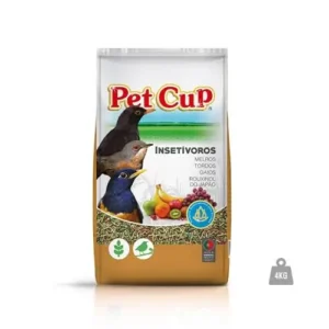Pet Cup- Granulado para aves insetívoras