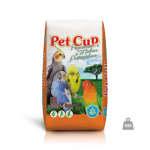 Pet Cup Psitacídeo Classic- Mistura de sementes para psitacídeos (20kg)