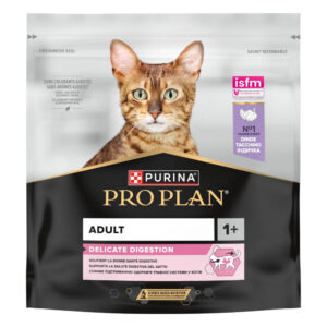Pro Plan Delicate Digestion- Ração seca de peru para gato com sensibilidade digestiva