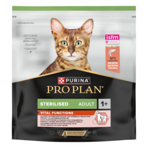 Pro Plan Vital Functions- Ração seca de salmão para gato esterilizado para suporte renal