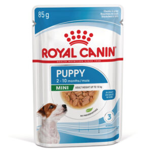 Royal Canin Mini Puppy- Alimento em molho para cachorro pequeno 85g