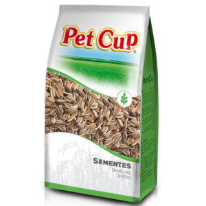 Pet Cup- Girassol raiado grado para aves