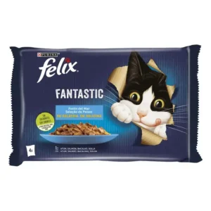 Felix Fantastic Seleção de Peixes- Alimento húmido para gato