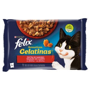 Felix Sensations Seleção do Campo- Alimento húmido para gato