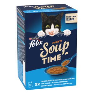 Félix Soup Filetti Seleção de Peixes- Caldo para gato