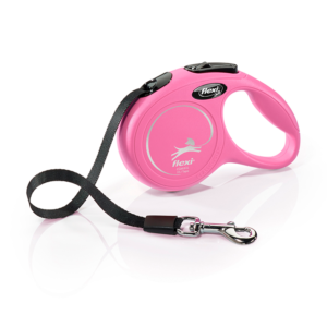 Flexi Classic- Trela com fita (rosa)