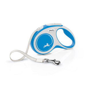 Flexi New Comfort- Trela com fita (azul)