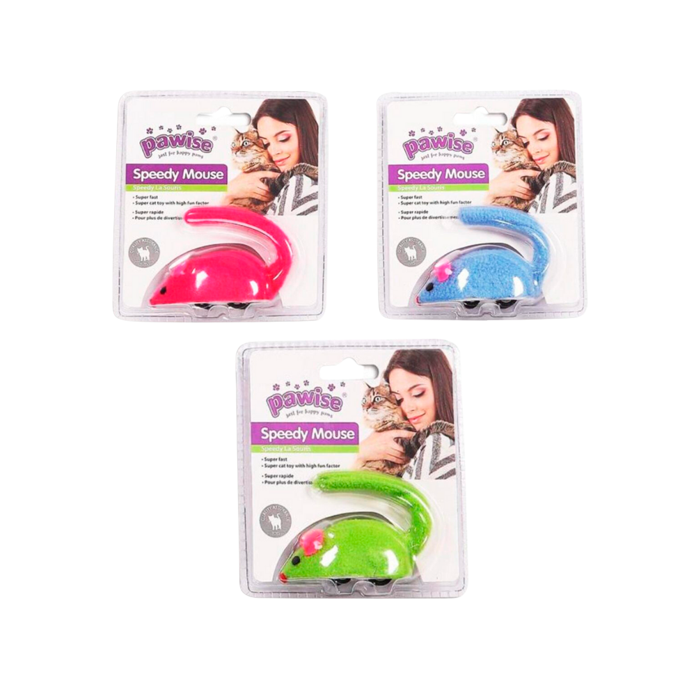 Pawise Speedy Mouse- Rato eletrónico interativo para gato