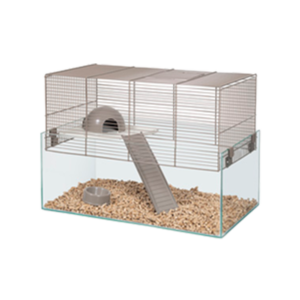 Voltrega- Gaiola de vidro para hamster