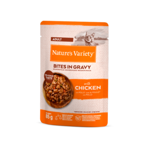 natures-variety-bites-in-gravy-adult-chicken Nature's Variety Bites in Gravy- Pedaços em molho de frango para gato adulto