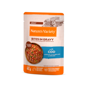 natures-variety-bites-in-gravy-adult-cod Nature’s Variety Bites in Gravy- Pedaços em molho de bacalhau para gato adulto