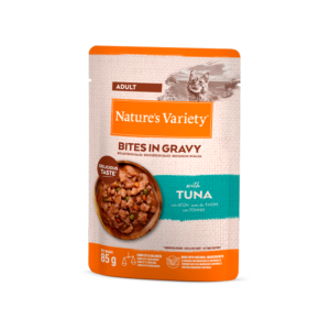 natures-variety-bites-in-gravy-adult-tuna Nature’s Variety Bites in Gravy- Pedaços em molho de atum para gato adulto