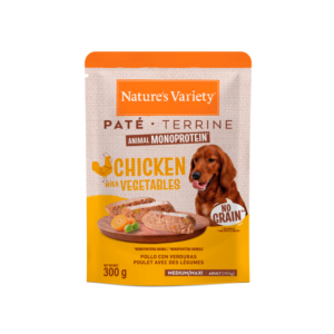 Nature’s Variety No Grain Monoprotein- Patê de frango para cão adulto medium/maxi