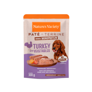 Nature’s Variety No Grain Monoprotein- Patê de peru para cão adulto medium/maxi