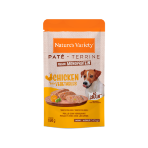 Nature’s Variety No Grain Monoprotein- Patê de frango para cão adulto mini