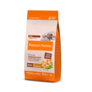 natures-variety-racao-seca-adult-mini-chicken-7-kg Nature's Variety Mini Adult- Ração seca de frango para cão adulto mini