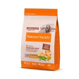 Nature's Variety No Grain Medium Adult- Ração seca de frango para cão adulto médio