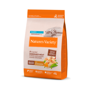 natures-variety-racao-seca-puppy-medium-chicken-10-kg Nature's Variety Medium Puppy- Ração seca de frango para cachorro médio