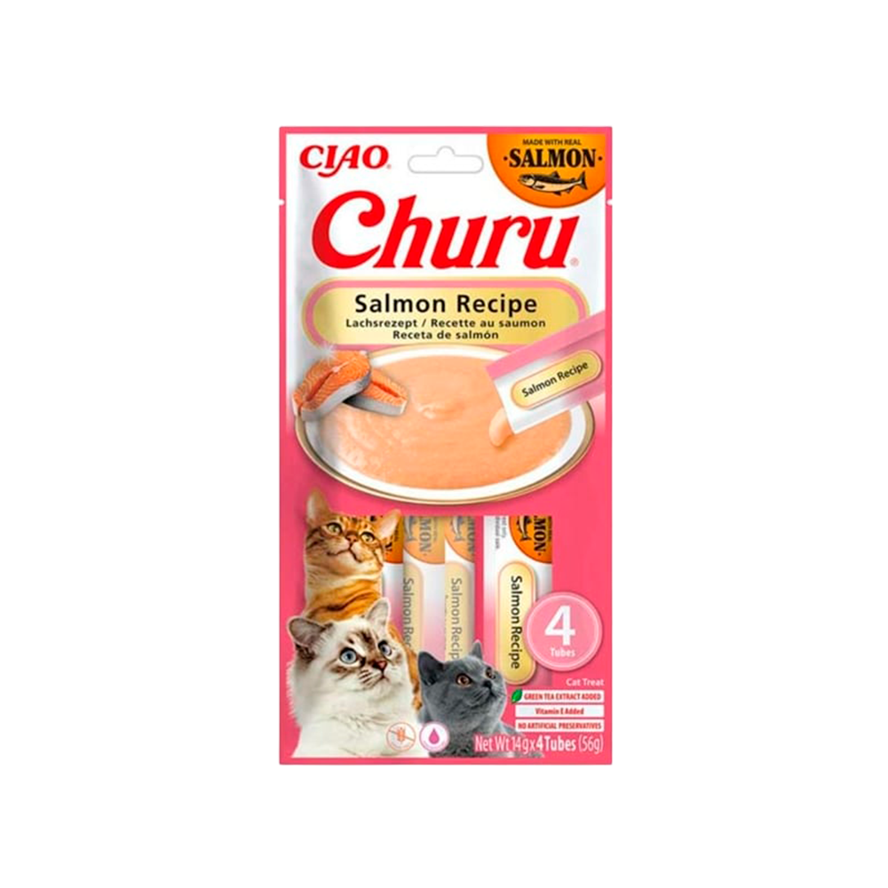 Churu- Snack líquido de salmão para gato