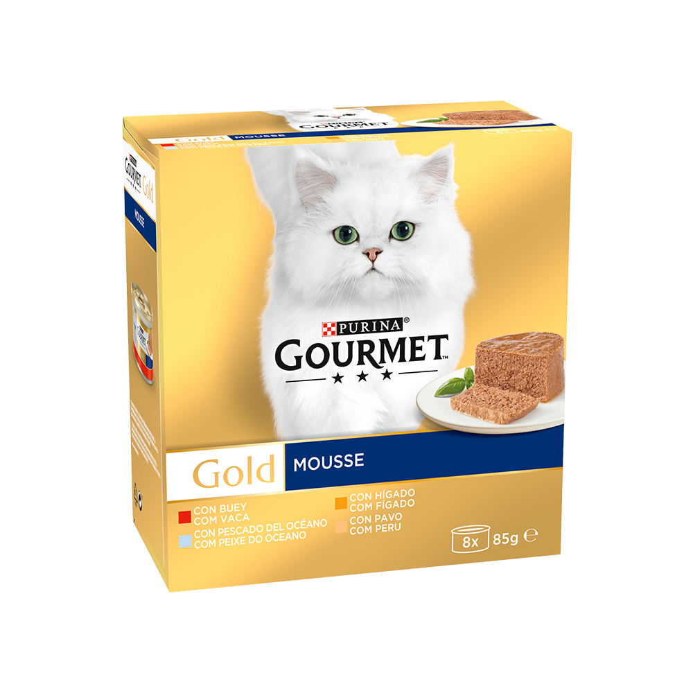 Gourmet Gold- Mousse seleção multipack para gato
