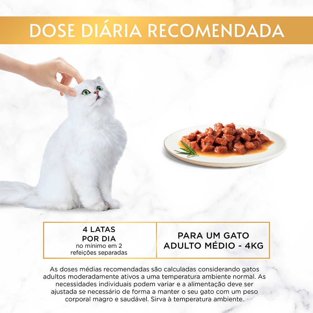 Gourmet Gold- Pedacinhos em molho com vaca para gato - Image 3